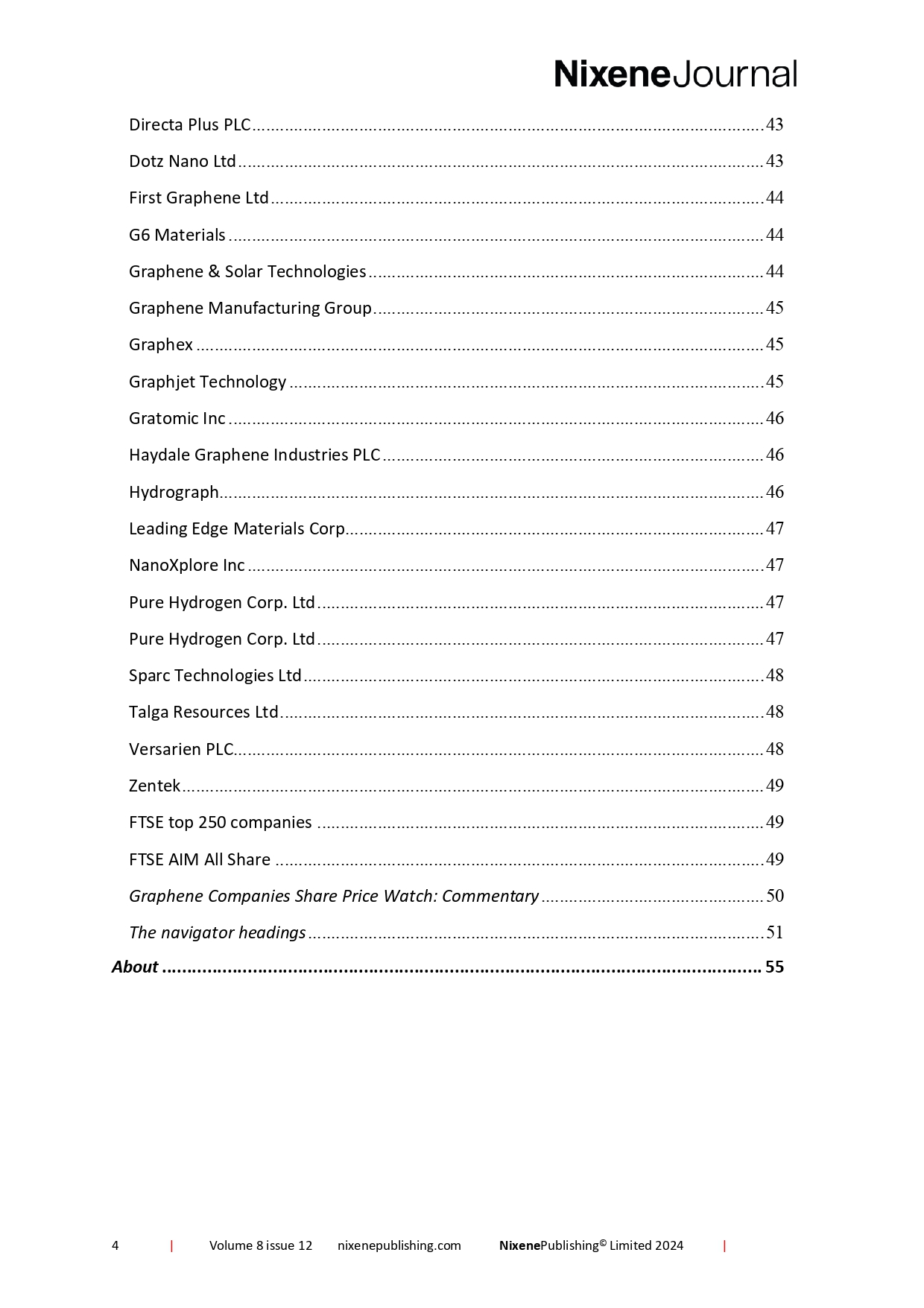 Nixene Journal Volume 8 Issue 12 (December 2024) Contents_Web_page-0002